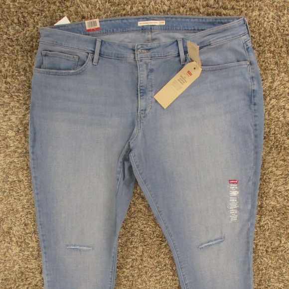 Levi's Jeans Women's 24W Light Wash 310 Shaping Super Skinny Stretch Denim - Picture 3 of 12